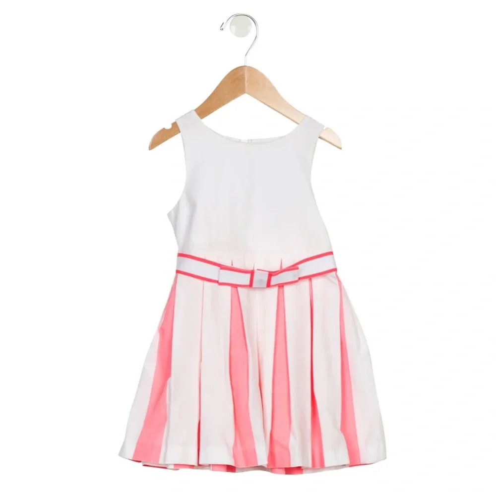 Jacadi Paris Pleated Sleeveless Tank Style Toddler Dress 12month
